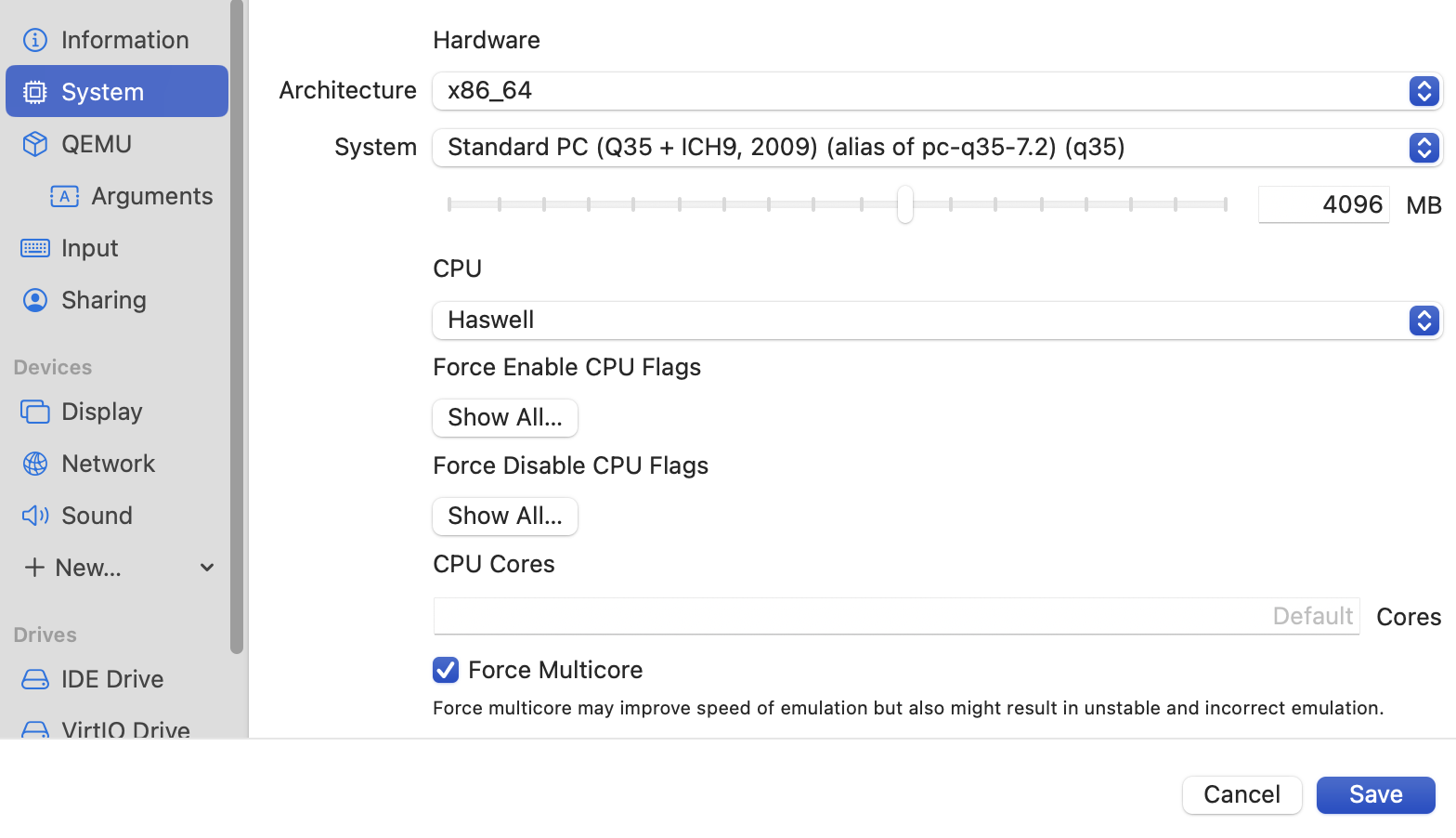 UTM Settings Tab